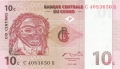 Congo Democratic Republic 10 Centimes,  1.11.1997